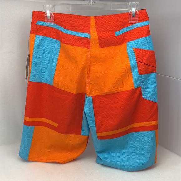 NEW VOLCOM Board Shorts Maguro Blocks Pure FUNction Big Boys Beach Pool 29/18 - Picture 2 of 16